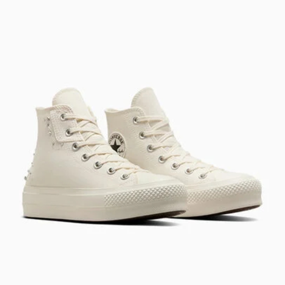 NWT Chuck Taylor All Star Lift Platform Pearls & Studs - Picture 8 of 16